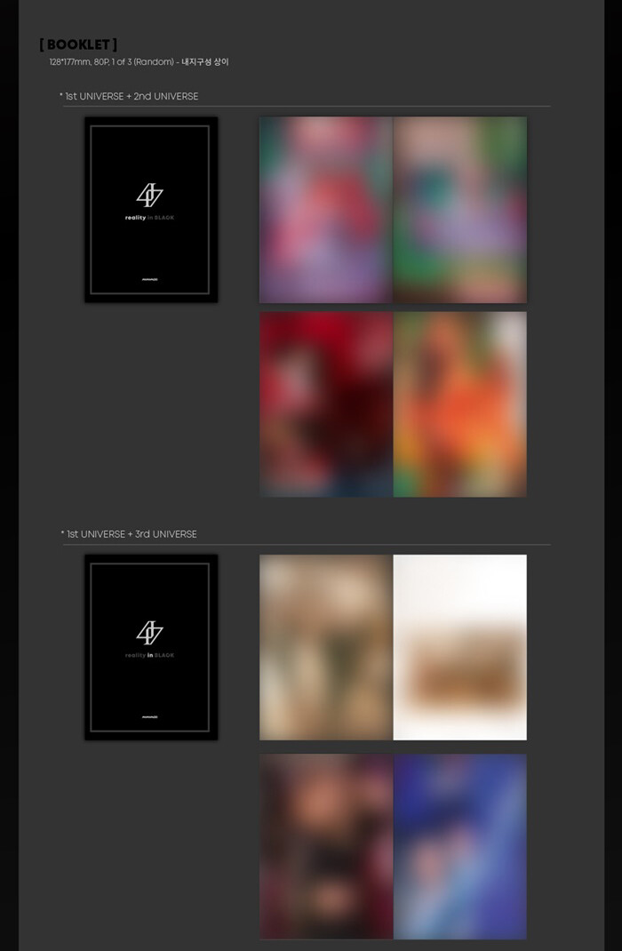 MAMAMOO [REALITY IN BLACK] 2nd Album CD+POSTER+Photo Book+