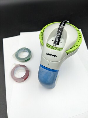 Dymo Organizer Xpress 3/8'' Label Maker and 2 Rolls Label Tape WORKS
