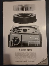 1963 Kodak carousel slide projector magazine advertisement.