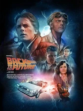 80s Sci Fi Classic Back to The Future Part 1 Movie Poster Picture Photo 11x17
