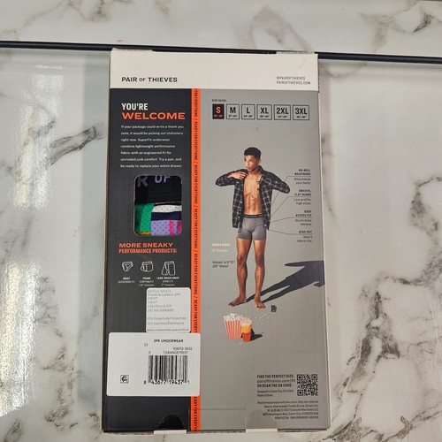 Paquete de 2 pares de calzoncillos boxer mágicos de malla súper ajustados Thieves para hombre talla pequeña surtido - Imagen 42 de 68