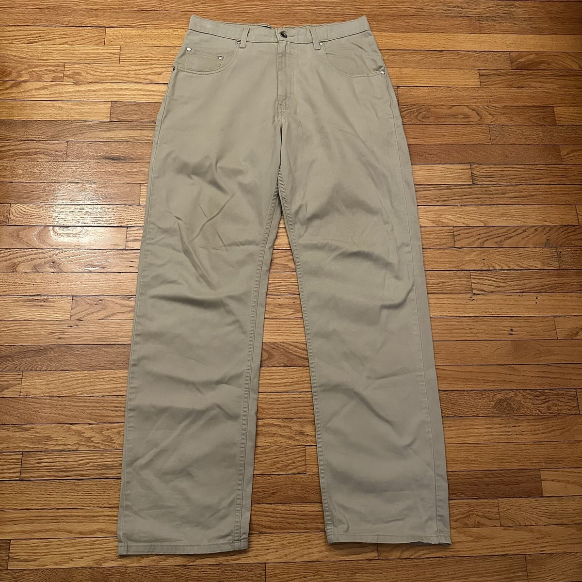 90s levis silvertab loose chino USA製 Vintage 90s Levi's Silvertab Straight Khaki Chino Pants