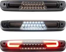 SMOKED LED THIRD 3RD BRAKE LIGHT FOR 99-16 FORD F250 F350 F450 F550 SUPER DUTY