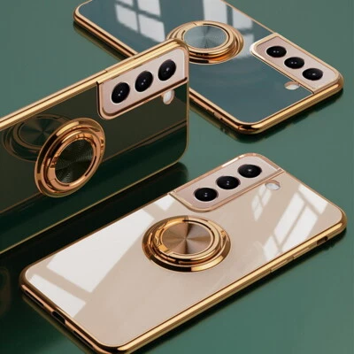 Magnetisch Handy Ring Schutzhülle für Samsung Galaxy S24 S23 S22 S21 Ultra S20 - Bild 1 von 4