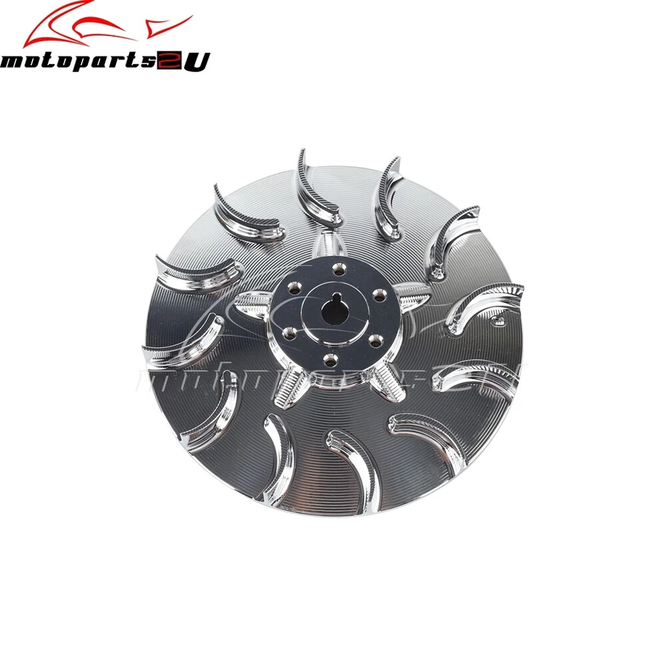 Discos de freno de cuchillas radiadoras cromadas para moto Vespa Sprint/Primavera 50 125 Foto 4 de 4