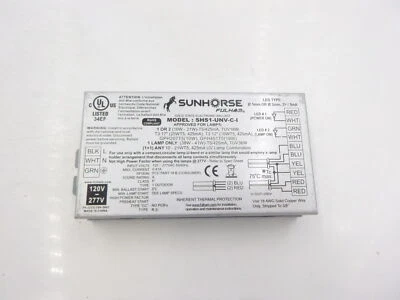 SUNHORSE FULHAM FULHAM SunHorse SHS1-UNV-C-I Ballast - Universal 120v-277v