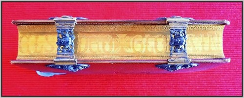 ⚜ (1883) UNIQUE GAUFFERED Fore-Edge CLASPED Missal ⚜ Antique Christian Bible Art - Picture 12 of 24