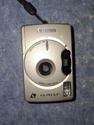 Canon Elph LT APS Compact Film Camera 23mm Lens Integrated Flash Working!