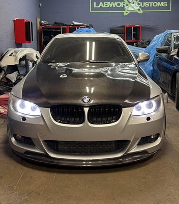 E92 Pre Lci AK Style Carbon Front Lip for BMW 3 Series E92 ( Msport Bumper)