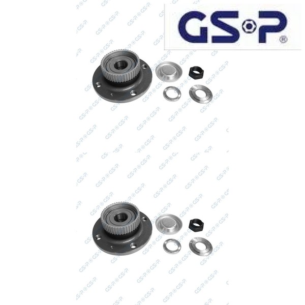 2X Radlagersatz GSP 9225010K 2 Radlager Satz Links Rechts Hinterachse-image