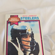 Topps 1979 Jack Lambert Pittsburgh Steelers Middle Linebacker #475 Football Card