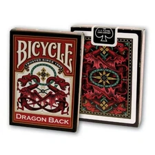 Dragon Back 2 Deck's RED Bicycle Playing Cards