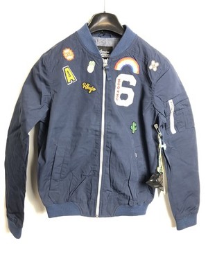 KHUJO Damen Sommerjacke Modell: Nauru with badges Blau S