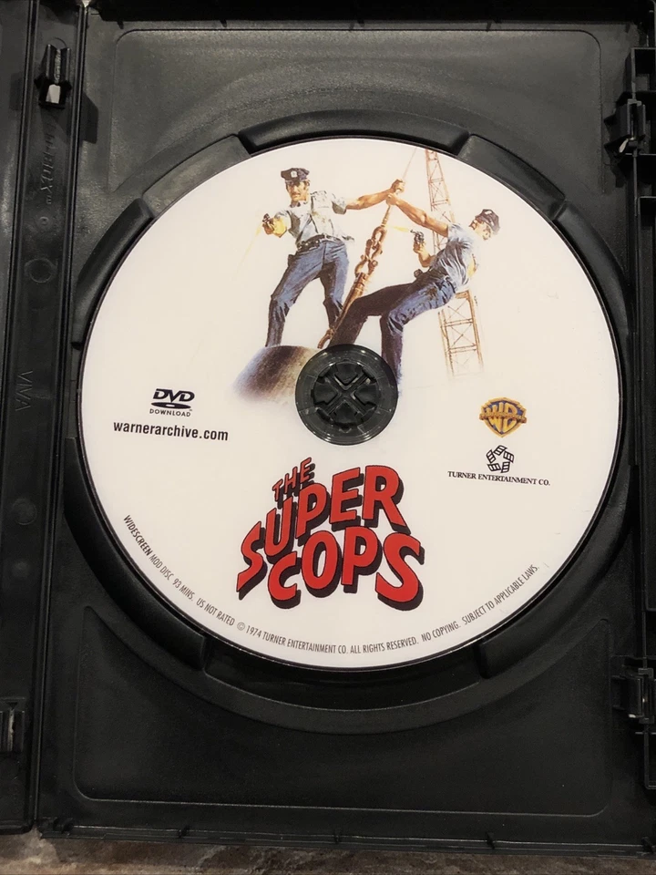 The Super Cops DVD 1974 Gritty NYC 70s Crime Film Like New Foto 2 de 4