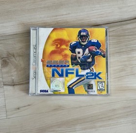 SEGA Dreamcast HKT-3020 Console Bundle Controller + NFL 2K Game - Tested
