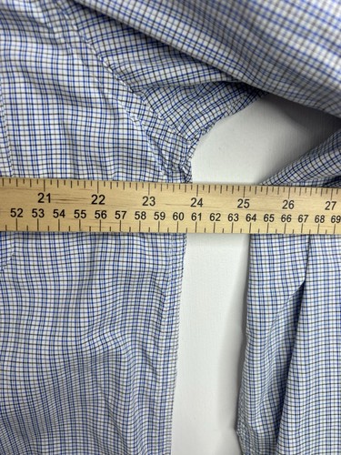 ExOfficio Shirt Mens XL Insect Shield Blue Button Down Snap Long Sleeve Outdoor - Picture 8 of 15