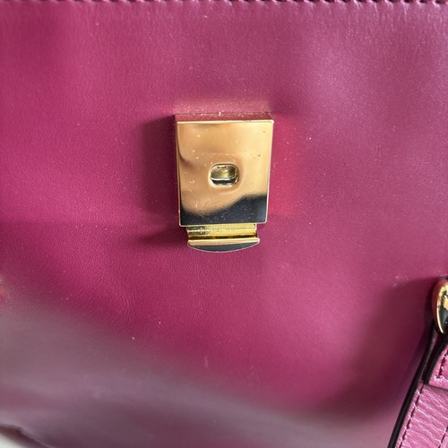 Tula Designer Damen weinrot rot Leder Schultertasche Umhängetasche Saddle Handtasche - Bild 10 von 21