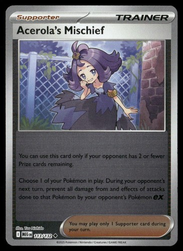 Acerola's Mischief 180/217 Ascended Heroes Reverse Holo Uncommon