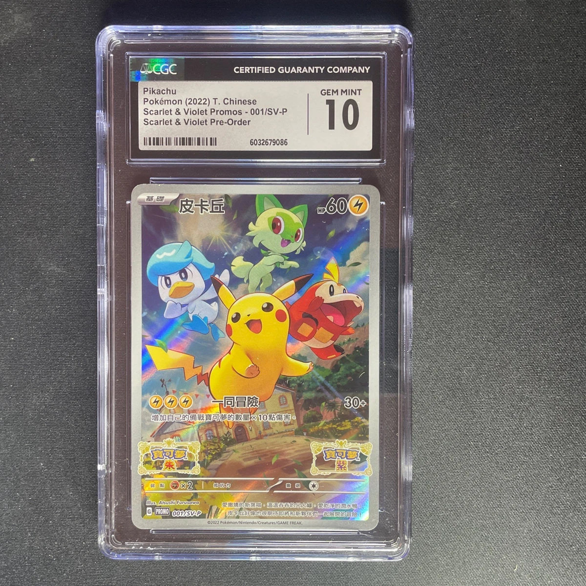 Pokémon Pokémon TCG Grade 10 Chinese Collectible Individual Card
