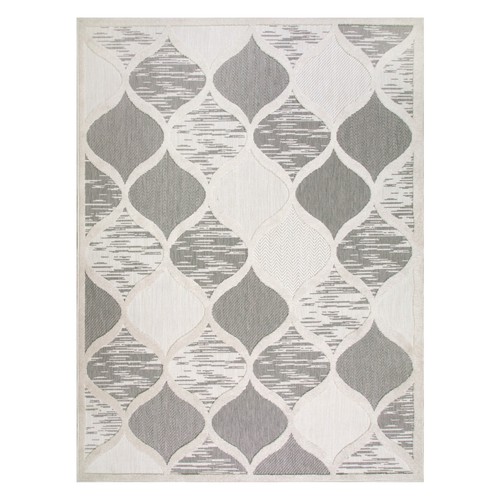 Alfombra de tela de polipropileno Laurus para interiores/exteriores Cream Runner 8 x 10 pies -2 x 8 pies - Imagen 4 de 12