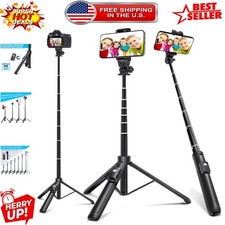 62-Inch Extendable Selfie Stick Tripod with Remote for Effortless Group Photos