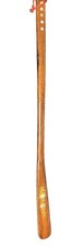 Vintage Wooden Shoehorn, Mother of Pearl inlaid Rich Classic Look