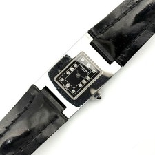 Good condition/in working condition CHAUMET Style Carre Diamond Rectangula,18211