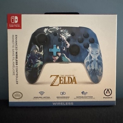 PowerA Enhanced Wireless Controller for Nintendo Switch Zelda Midnight Ride New