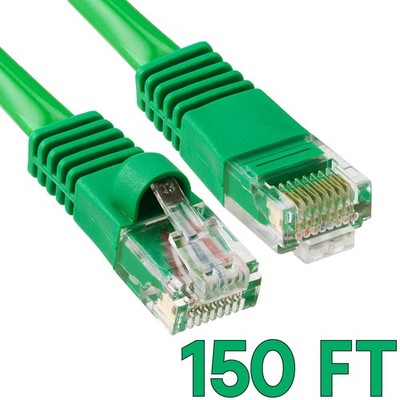 150 FT CAT5e Cable Network Cat5e Patch Cord 8P8C LAN RJ45 Router Ethernet Cable