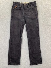ARIAT Denim B5 Slim Jeans Boys Sz 14 Med Wash Adjustable Waist Western Cowboy