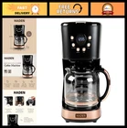 12-Cup Programmable Drip Coffee Maker with Auto Shut-Off & Reusable Filter - Bla