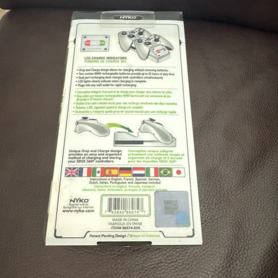 NEW Nyko Charge Charging And Storage Base For Microsoft Xbox 360 - Image 3 of 4