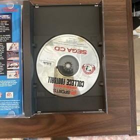 Bill Walsh College Football (Sega CD, 1993) Complete CIB