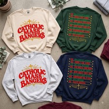Catholic Mass Bangers Unisex Sweatshirt T-Shirt Religious Graphic Apparel