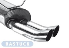 Bastuck Endschalldämpfer DTM 2x 76 mm - Renault Megane 1 / Renault Scenic