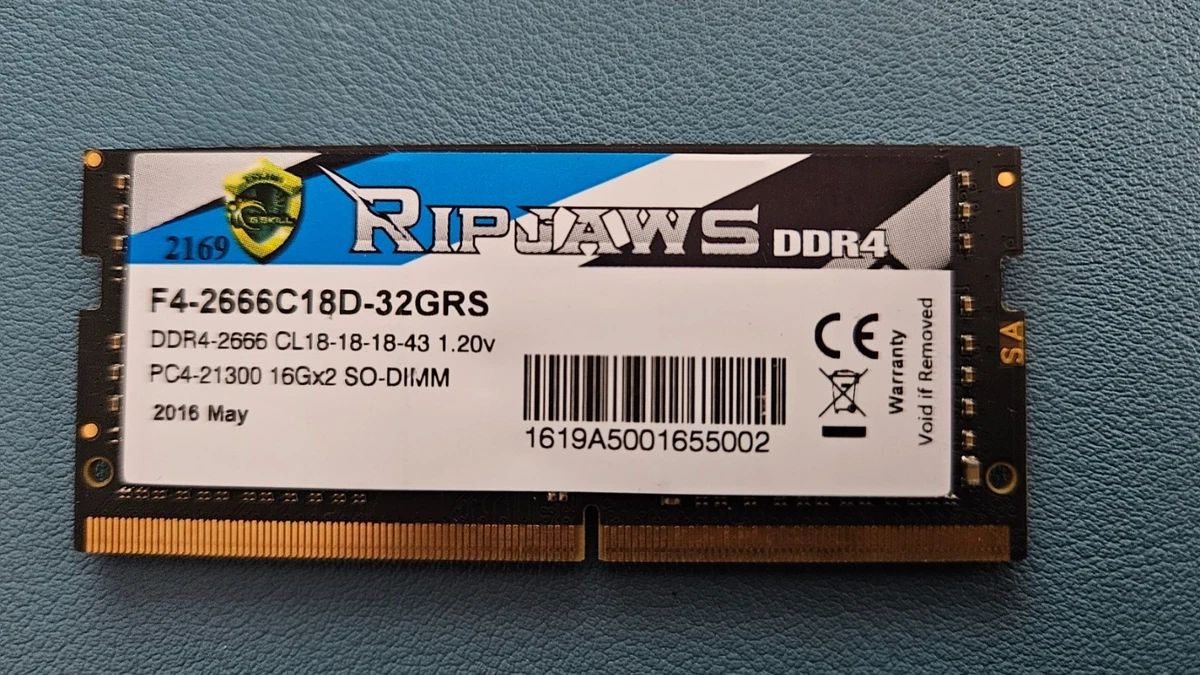 G. SKILL Computer PC4-21300 (DDR4-2666) Bus Speed Memory (RAM) for