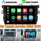 Carplay Android 15 Car Stereo Radio GPS Navi 4+64GB For 2009-2015 Toyota Corolla