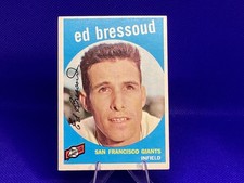 1959 Topps Ed Bressoud # 19 (EX/NMT) Vintage baseball