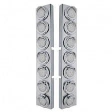 United Pacific 33627 Air Cleaner Light Bar   Front, Stainless Steel, With