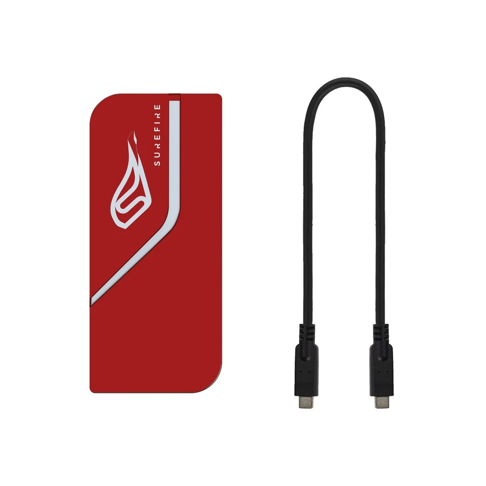 SUREFIRE PYRODRIVE - 1 TB GAMING SSD SLIM USB-C 3.2 GEN 2 Read/Write 1000MB/s - Image 3 of 4