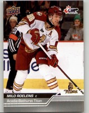 2023-24 Upper Deck CHL Milo Roelens #114 Acadie-Bathurst Titan