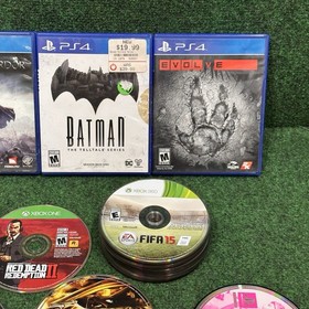 Huge 121 Video Game Lot UNTESTED AS IS- Wii Nintendo PlayStation Xbox PS4 PS1