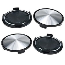 Center Caps,63mm Wheel Rim Hub Center Covers Outer 63MM,Inner 60MM Silver