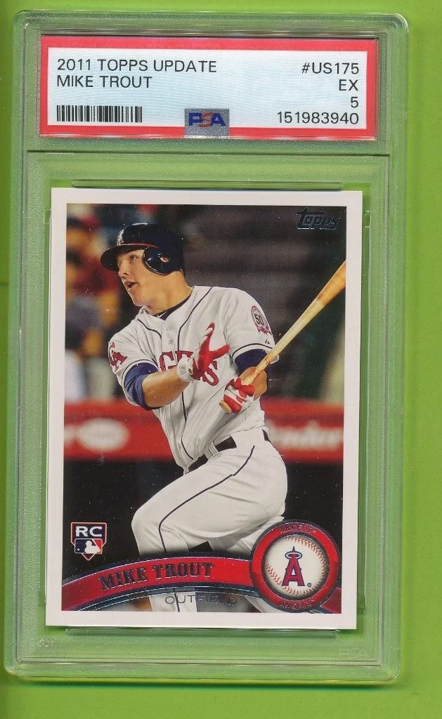 Mike Trout Professional Sports Authenticator (PSA) Baseball Sports Trading  Cards & Accessories Rookie for sale | eBay