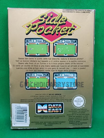 NINTENDO NES - DATA EAST - GIG - SIDE POCKET  - PAL ITA -  COMPLETO TESTATO