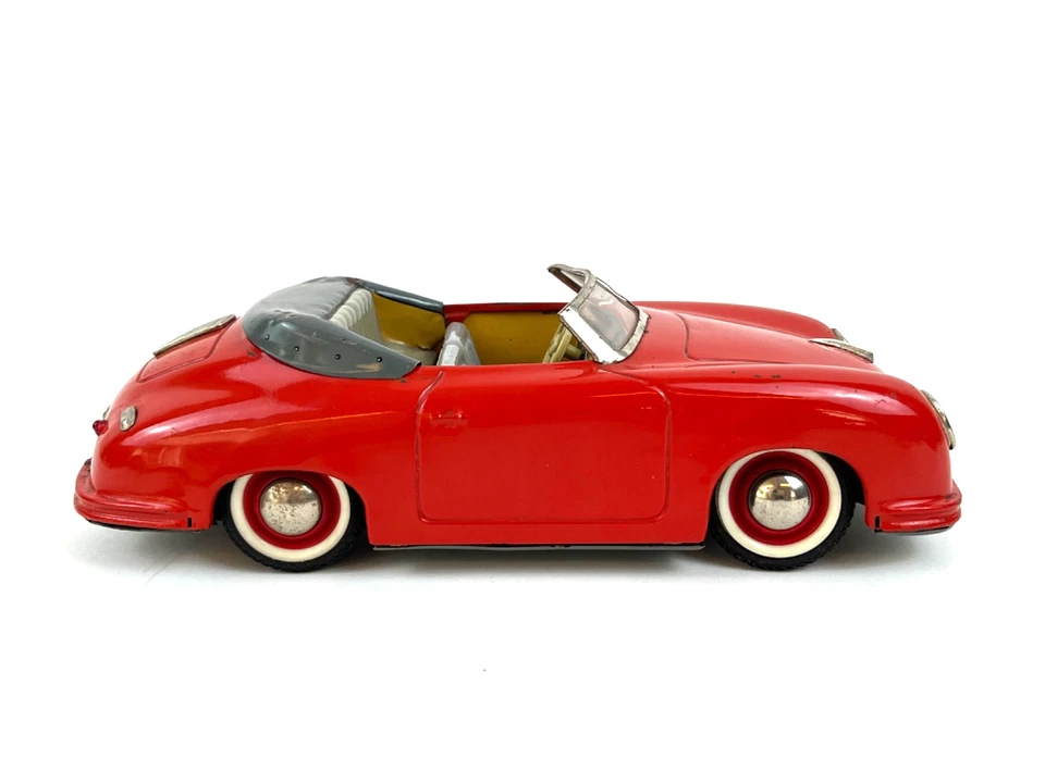 Spielzeug Auto Porsche 356 Distler Electro Matic 7500 mit Zündschlüssel - Bild 2 von 4