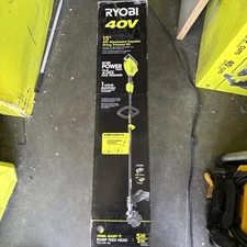 Ryobi 40V 15 in String Trimmer Attachment W/4 Ah Battery RY40ST01K (R47C2)