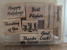 Stampin Up BOLD AND BASIC GREETINGS
