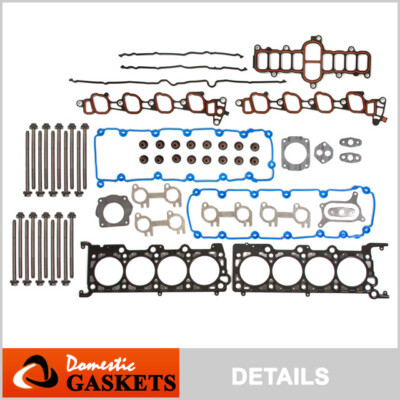 Fits 1999 Ford F150 Expedition Lincoln Navigator 5.4L SOHC Head Gasket Set Bolts