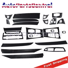 22*Carbon Fiber Interior Accessories Whole Kit Cover For 08-14 BMW X5 E70 X6 E71